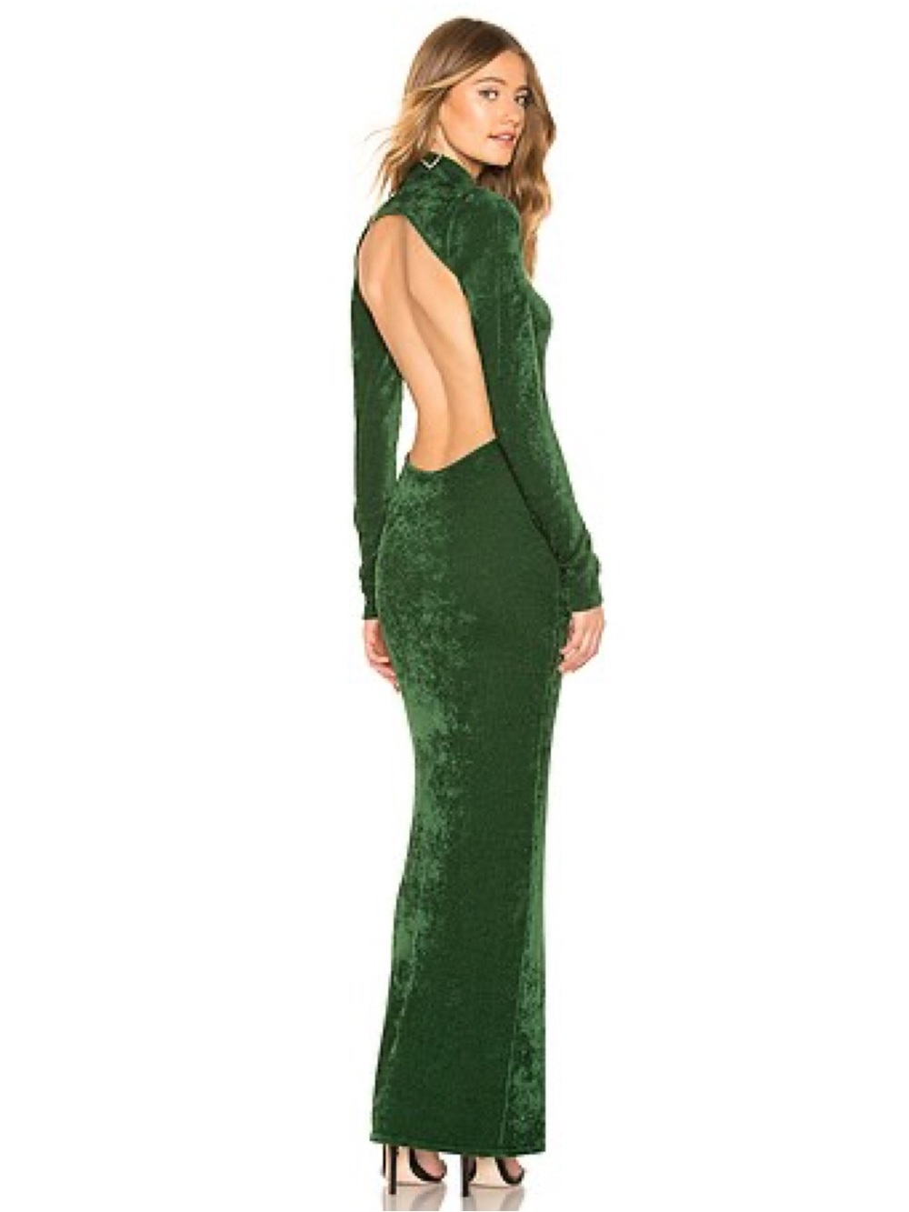 Rare Ronny Kobo Susan Maxi Dress in Green Small